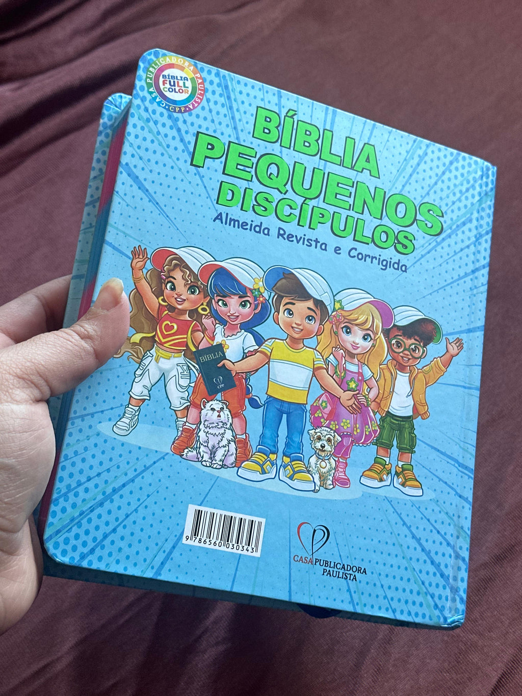 Bíblia Pequenos Discípulos | ARC | Letra Grande | Capa Dura Azul | Edição Ampliada