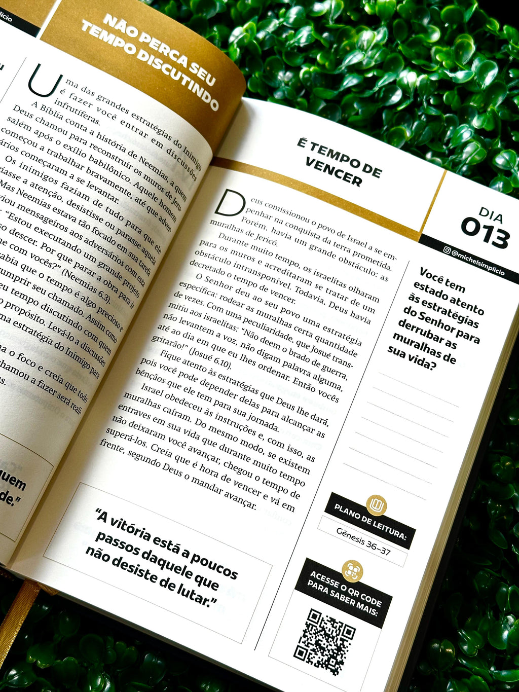 Priorize Deus 2025 | Devocionais diários para 365 dias | Michel Simplicio