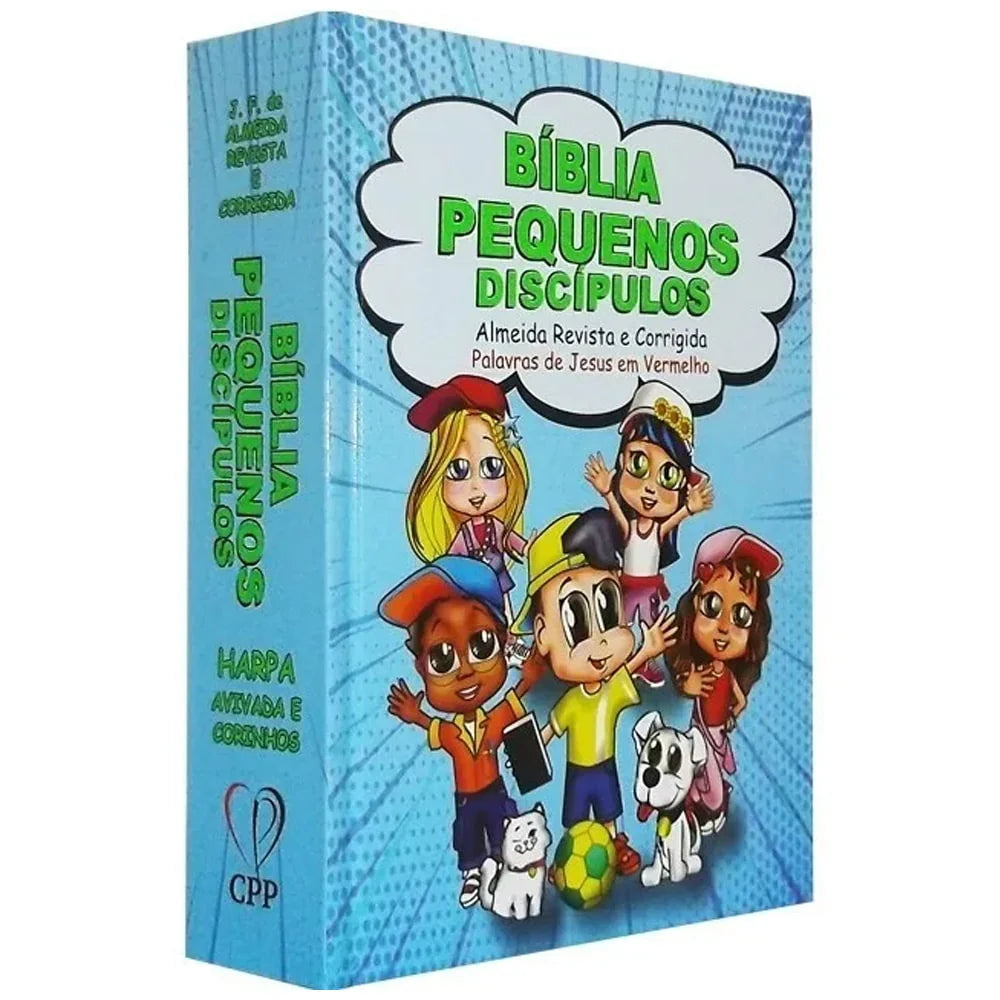 Bíblia Pequenos Discípulos | ARC | Letra grande | Capa Dura Masculina