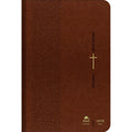 Bíblia Sagrada Holy Bible | Português e Inglês | NVI | Letra Normal | Capa Luxo Marrom